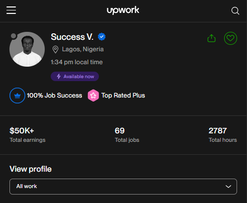 Upwork Profile